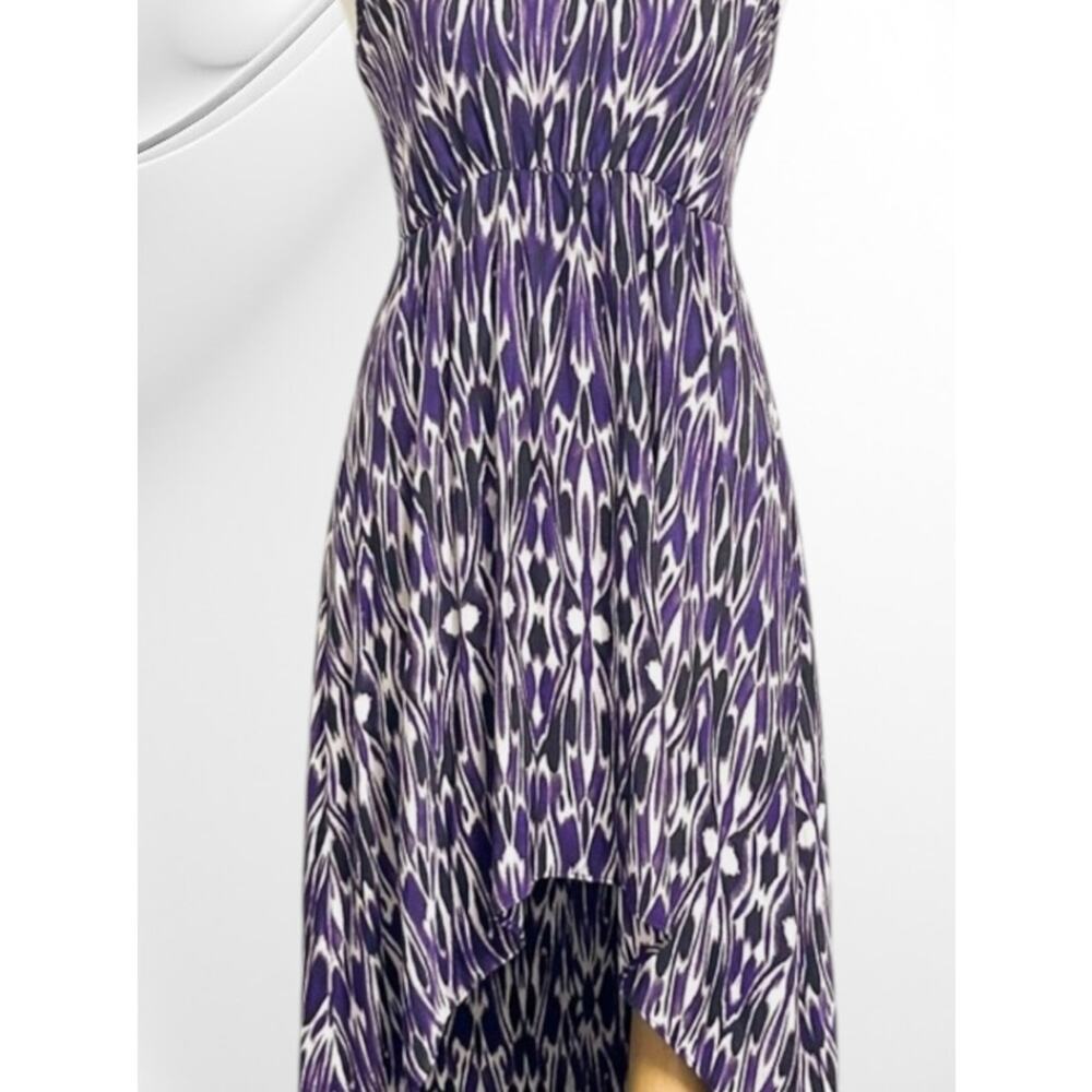EXPRESS Women’s Small Purple High Low Open Back Dress - Picture 3 of 9